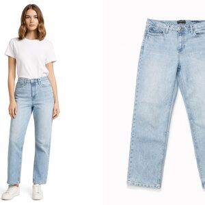 Banana Republic High Rise Straight Jeans Size 27 Light Wash